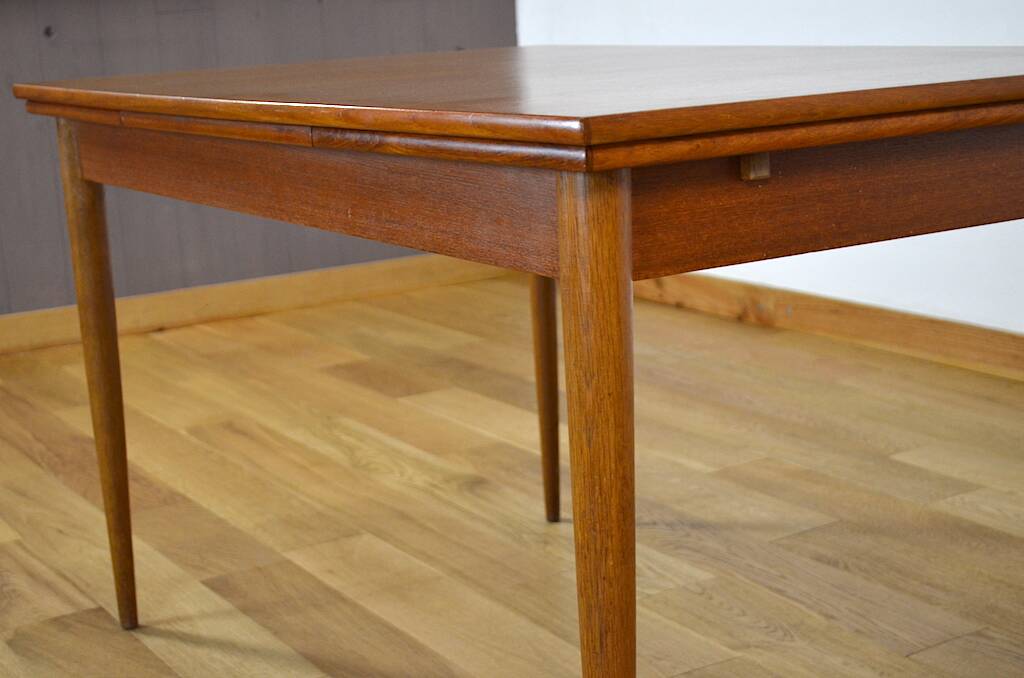 Vintage Scandinavian Teak Table 1960