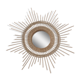 Rattan sun mirror 44cm