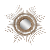 Rattan sun mirror 44cm