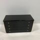 Black lacquered chest of drawers