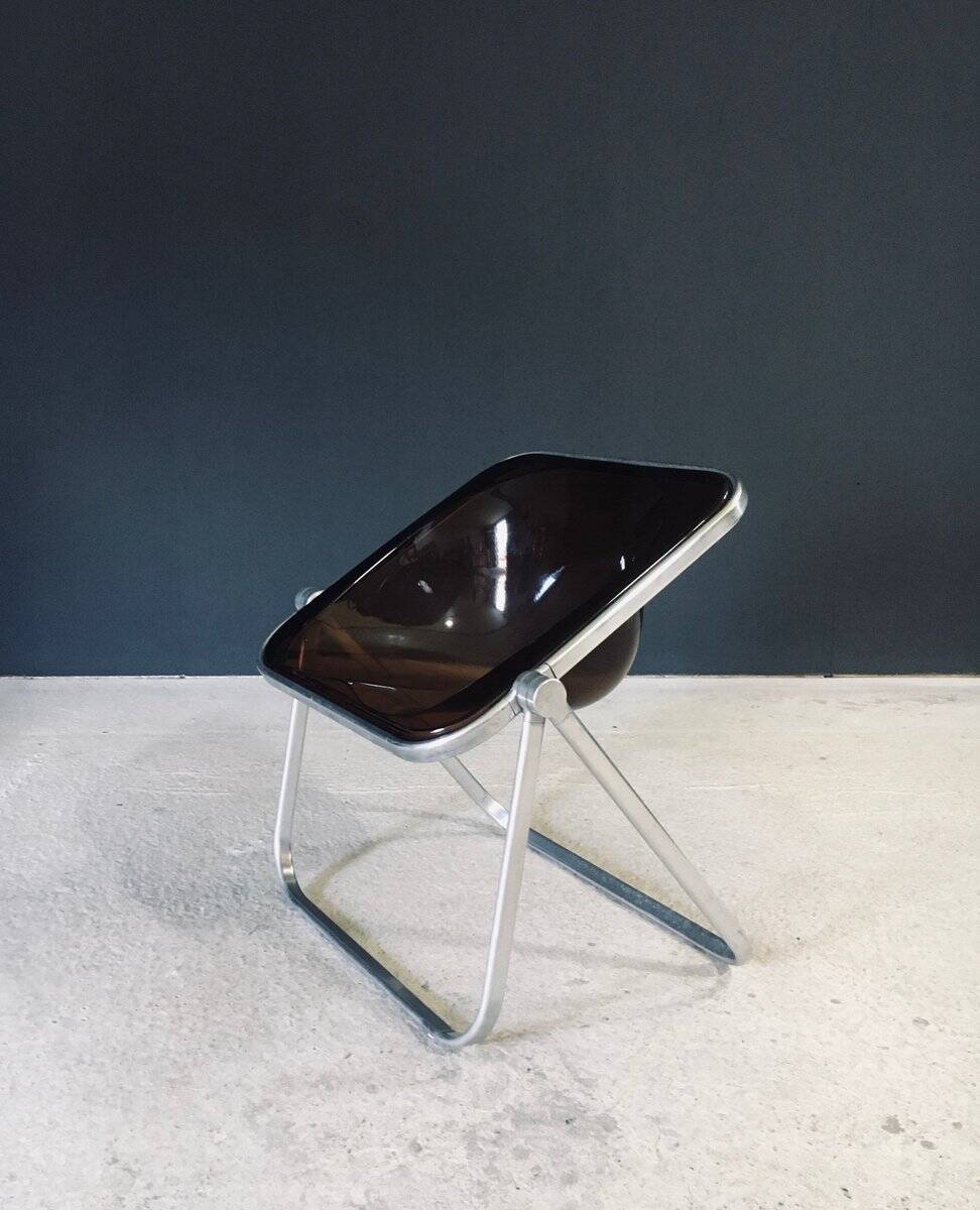 Mid-Century Modern Plona Chair by Giancarlo Piretti for Castelli, Italy, 1970s