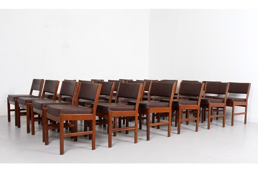 Lot of 24 chairs Scandinavian