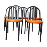 Set de 5 chaises Mallet Stevens années 70