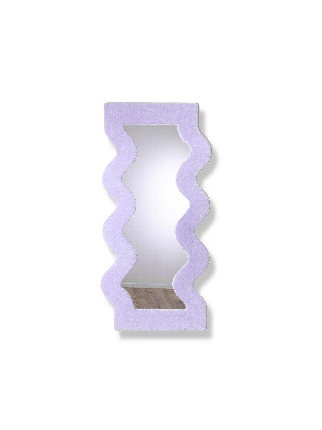 Miroir ondulé parme