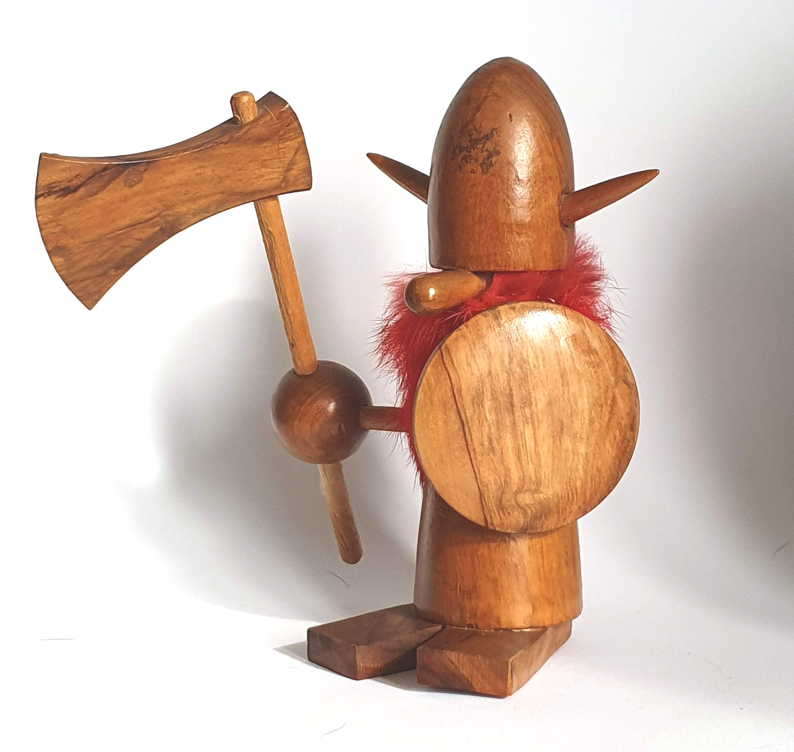 Danish Viking teak figure 60s