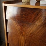 Vintage 50's walnut chest of drawers