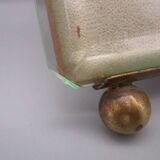 Old frame in brass and beveled glass