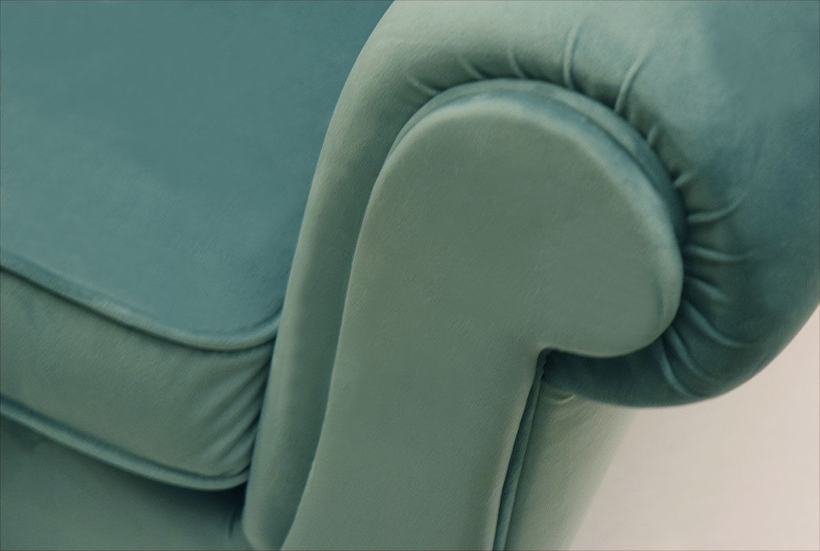 Armchair in velvet 1950s