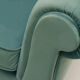 Armchair in velvet 1950s
