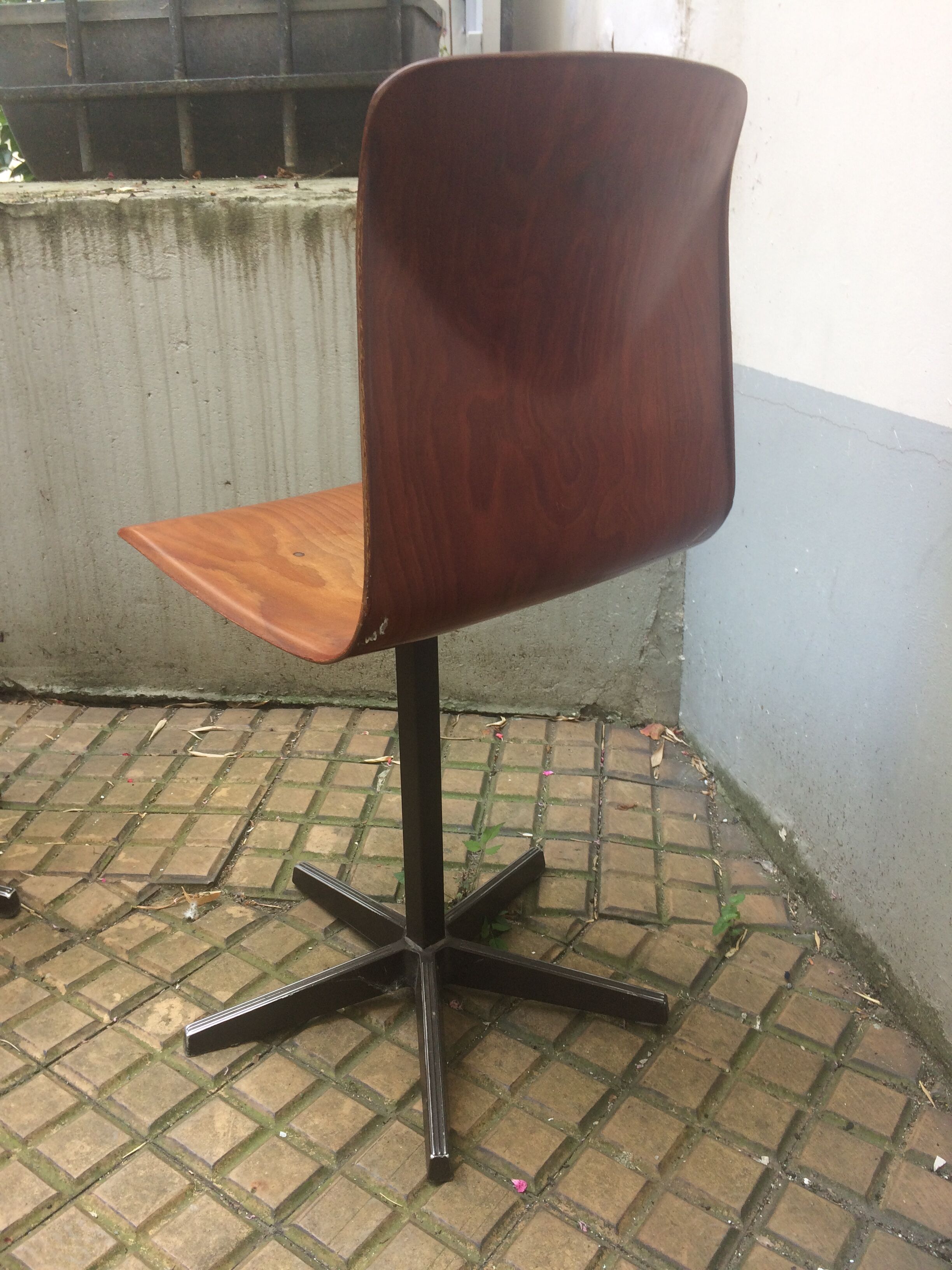 Pair of workshop Galvanitas chairs