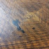 Antique walnut sewing table (19th century) Biedermeier side table