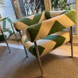 Paire de fauteuil design XXe