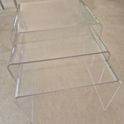 Trio de tables Gigogne Roche Bobois en Altuglass