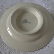 Round flat on foot shower faience art deco ennege 1929