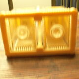 Saliere & pepper in bakelite