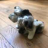 Statuette chien porcelaine ancienne