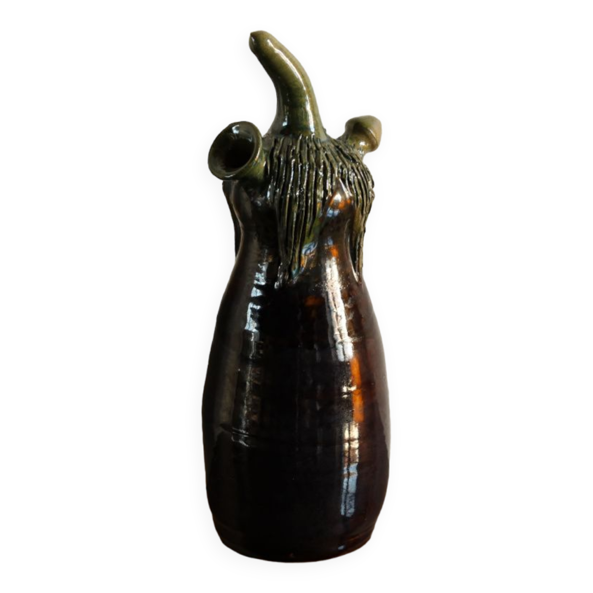 Slurry kid, eggplant shape