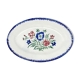 Ravier frise bleu fleurs