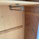 Parisian wardrobe / vintage wardrobe, painted white