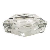 Large crystal ashtray, Belgium 1960s