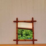 50's bamboo imitation mirror