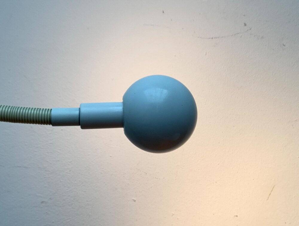 Vintage Space Age clamp lamp Italian Hebi by Isao Hosoe for Valenti Luce, 1970s, set of 2