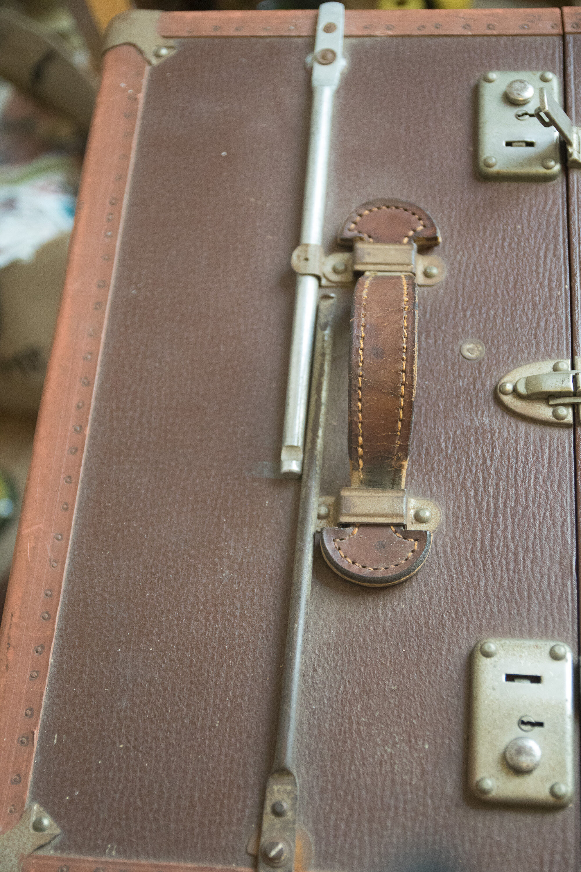 Vintage cabin trunk of the house "the bernard trunk"