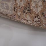 distressed turkish oushak rug runner 2' x 7'10"