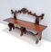 Banc en hêtre massif sculpté de style baroque, Italie
