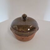 Stoneware box from La Borne by Pierre Digan