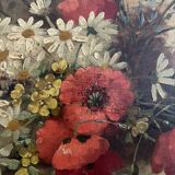 Old painting, oil on canvas