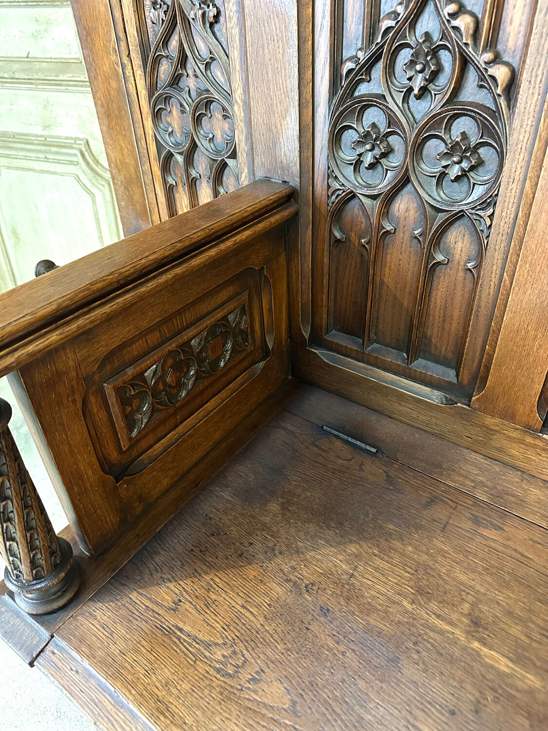 Neo-Gothic wardrobe from around 1900