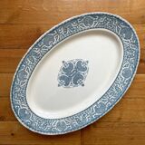 Oval ironstone dish, Henri II, Creil and Montereau, late 19th century