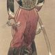 Louis vallet (1856-1940), sous-officier aux guides, 1869 aquarelle encadrée