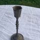 Old brass candle holder