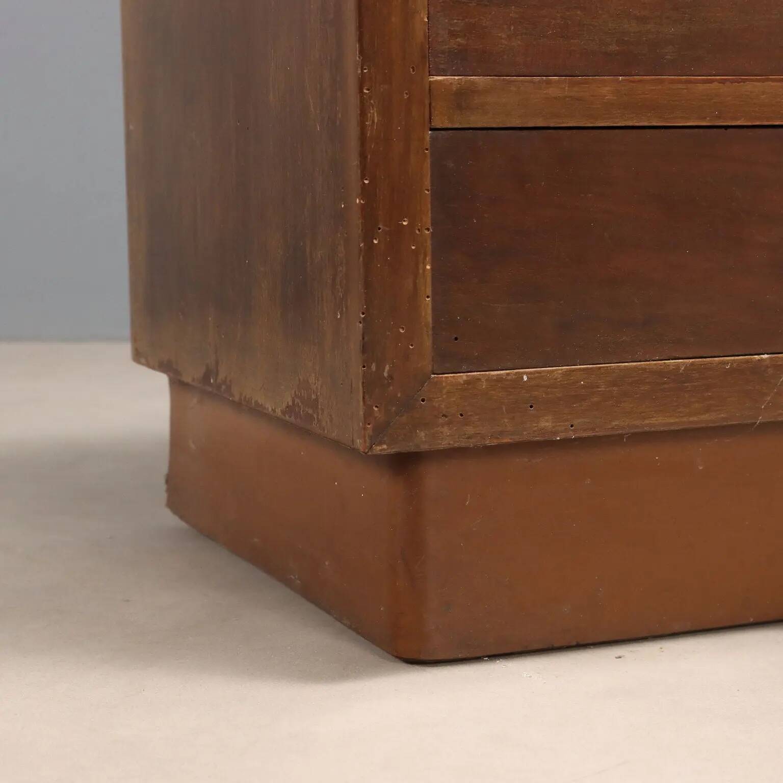 Vintage commode with 8 drawers by Dino Fanciulli in poplar, Italy, 1950s.