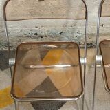 Pair of Plia chairs by Giancarlo Piretti for Castelli