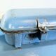 Lampe tube suspendue industrielle bleue de polam gdansk, 1970s