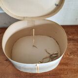 Old hat box with top hat