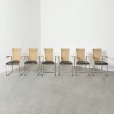 Six chaises à repas Tecta D20, années 1980