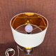 VINTAGE 1970 LARGE FORMAT LAMP CHROME BASE 1 BRUSHED ALUMINIUM BALL DO