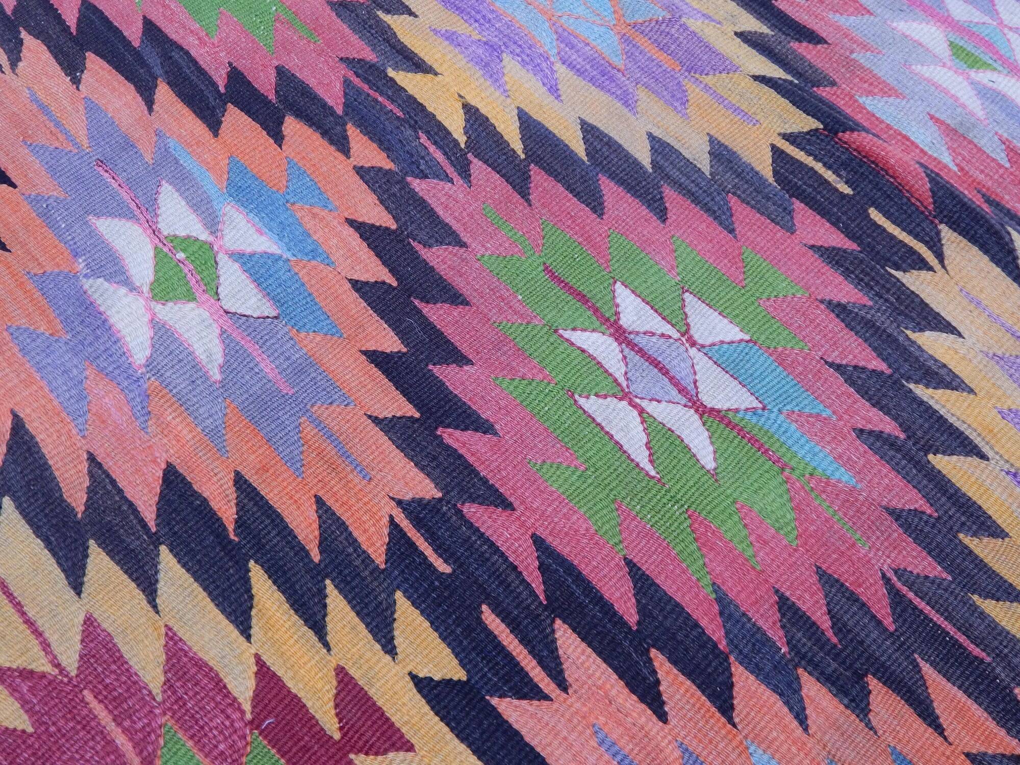 Kilim turc vintage tissé main 165x291 cm