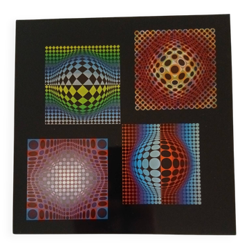 Victor Vasarely Serigraphy op art Editions du Griffon
