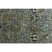 1970s Vintage Persian Handmade Wool Cotton Light Brown Area Rug 272x338
