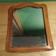 Miroir vintage en cuir