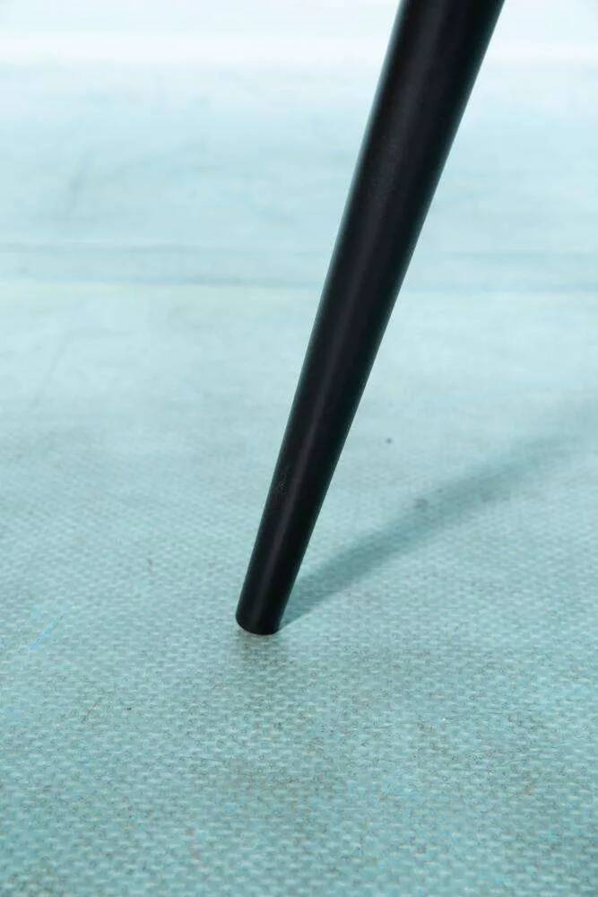 Vintage 1960s stool with new Ploeg fabric, piano.