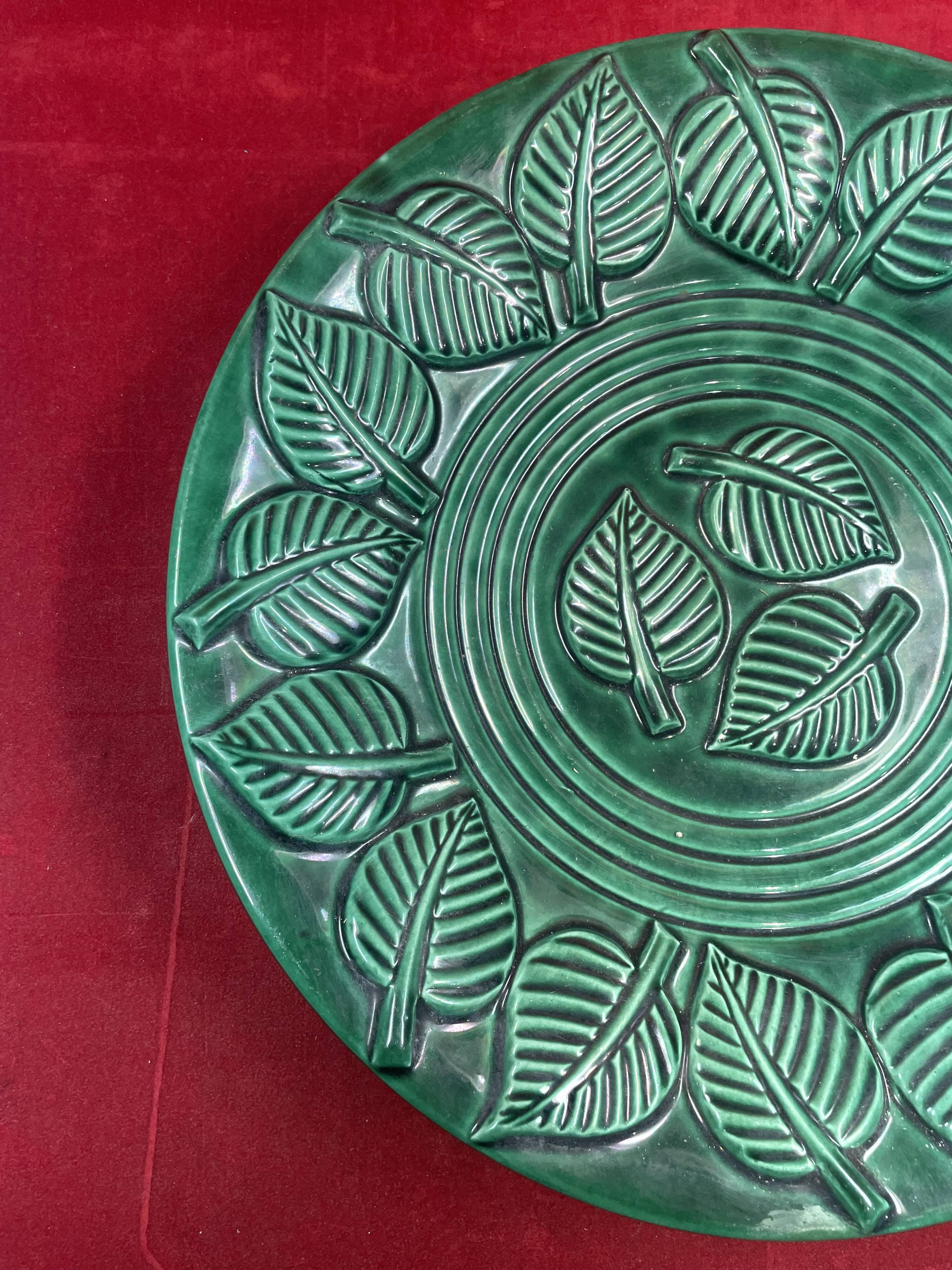 Vintage ceramic dish by Béatrice Letalle - Circa 1940 - Saint Clément