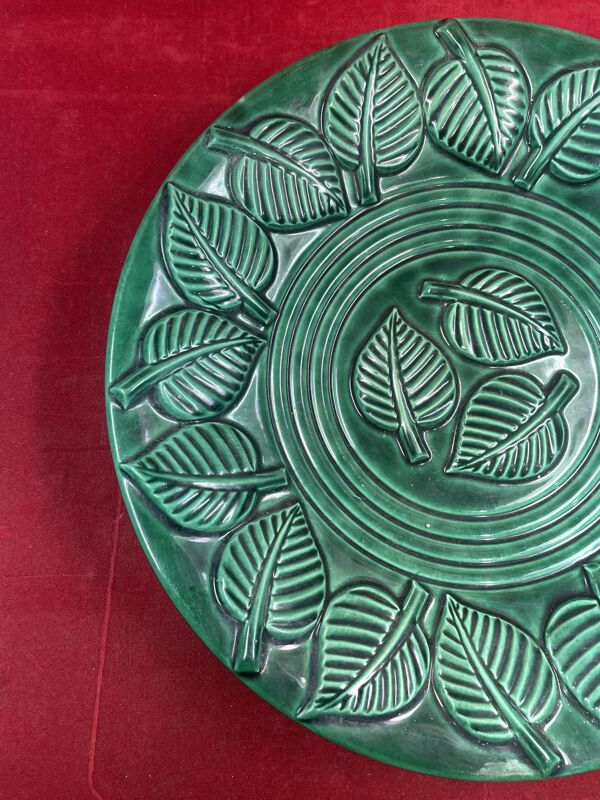 Plat vintage en céramique de Béatrice Letalle - Circa 1940  - Saint Clément