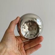 6 coupelles en métal argenté vintage