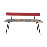 Banc tapissé
